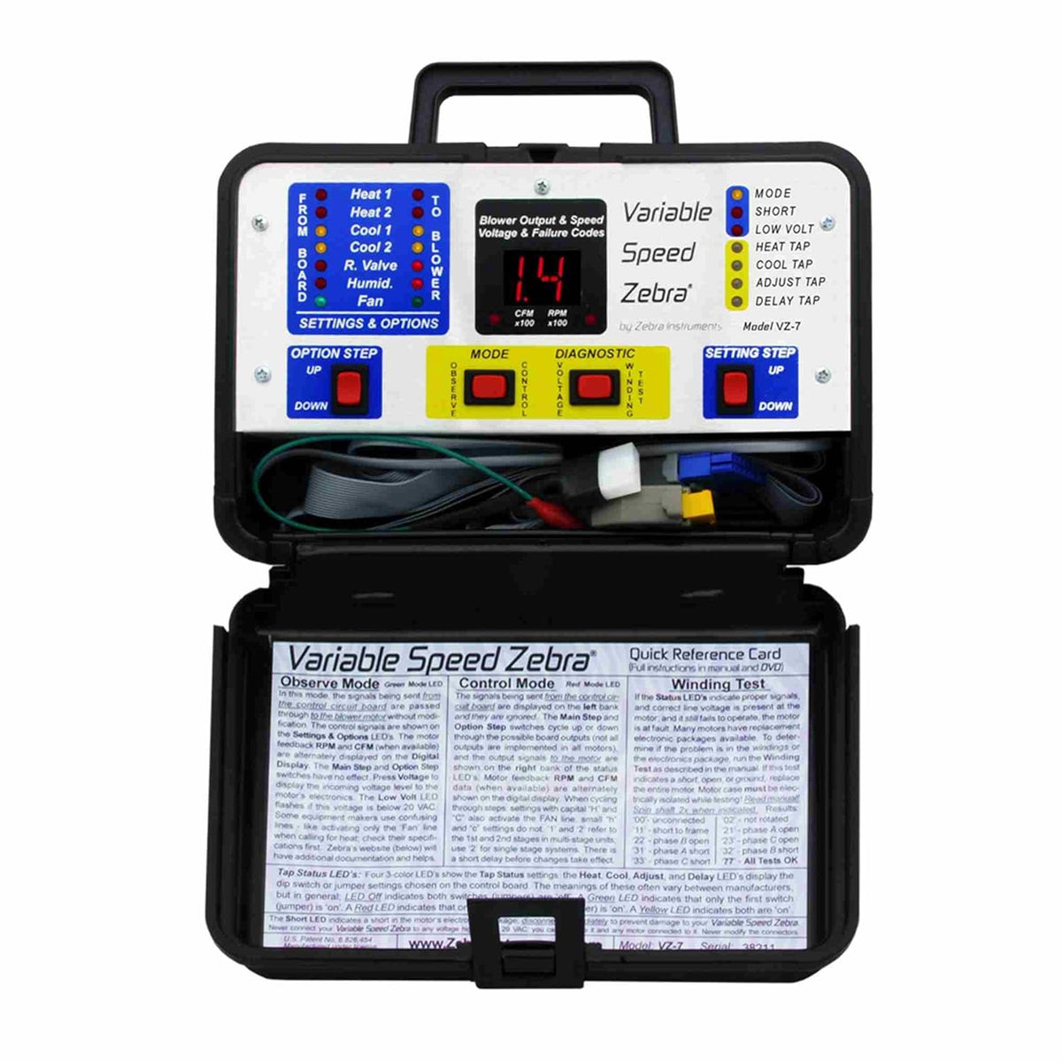 Zebra Instruments VZ-7 Variable Speed Zebra ECM Diagnostics