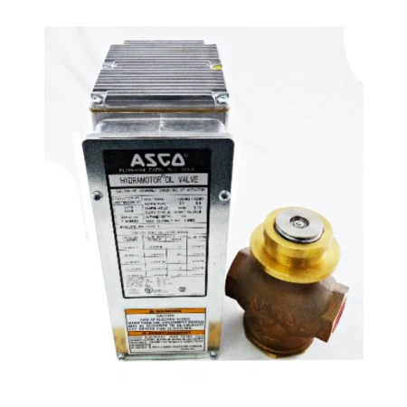 Asco H0V1B312T171 120V Solenoid Valve with POC and AUX Switch 6CV