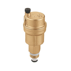 CALEFFI 502720A Automatic Air Vent 1/4 Inch MNPT with Check Valve