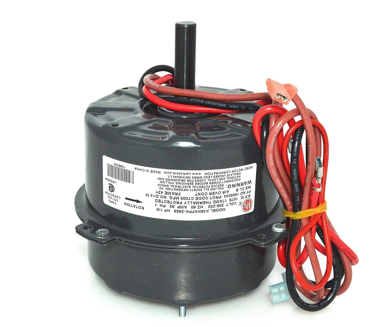 ICP 1088234 OEM Upgraded 1/8 HP 230V Condenser Fan Motor