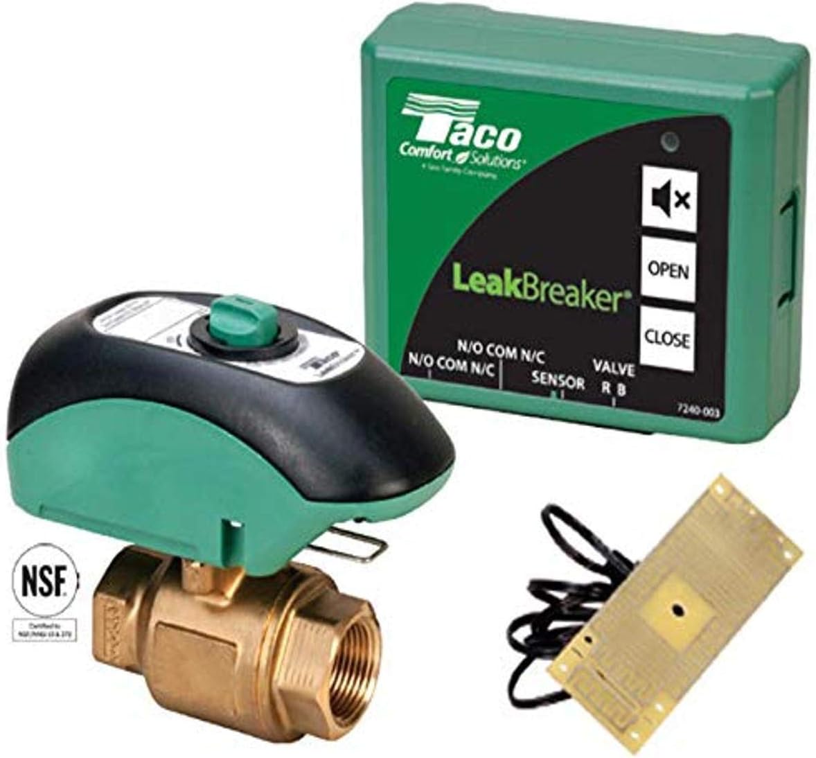 Taco LB-075-H-1LF LeakBreaker Water Heater Shut-Off Valve & Actuator