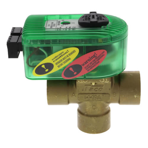 Taco I075T3R-1 3/4 Inch 3-Way Outdoor Reset I-Series Mixing Valve Threaded