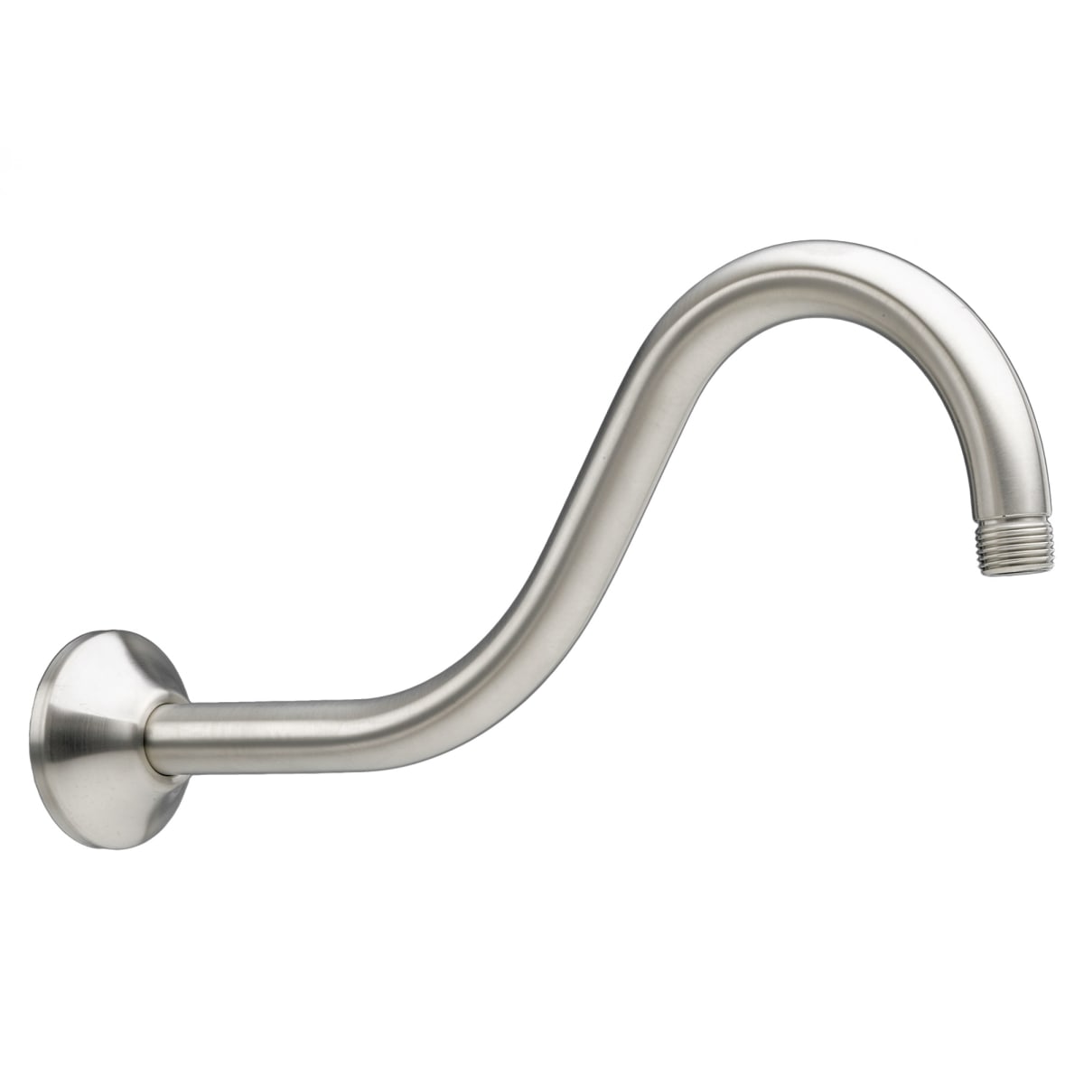 American Standard 1660198.295 Rain 12 Wall Mount Shepherd's Hook Rain Showerhead Arm in Brushed Nickel