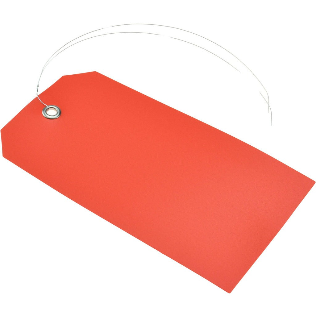 VALUE COLLECTION Value Collection S-5544R-PW Red Safety Tags 100-pack