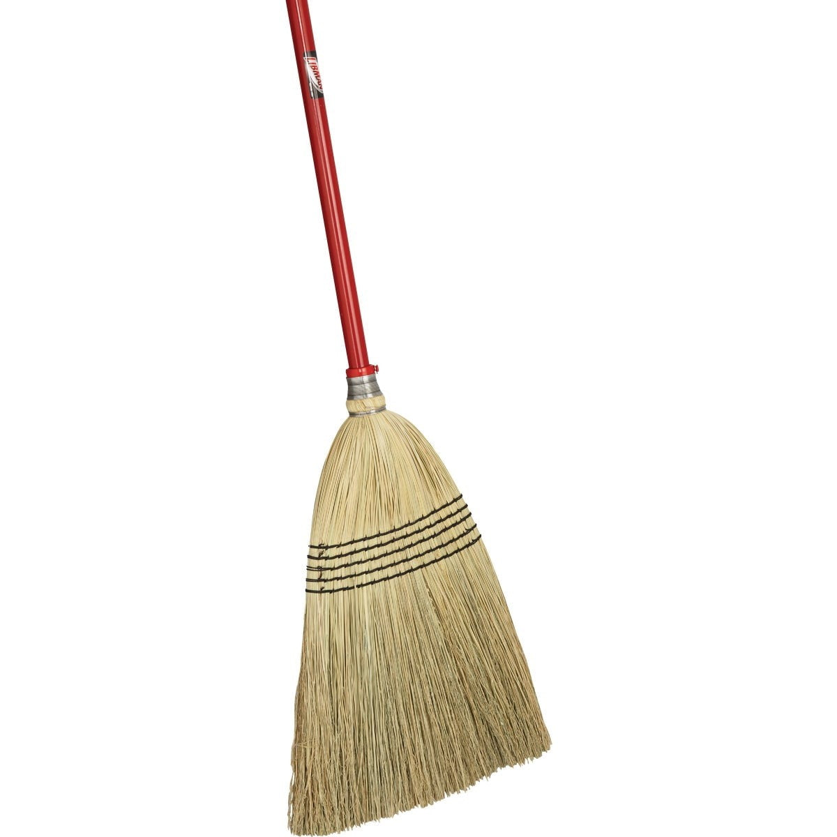 LIBMAN Libman 502 Janitor Corn Broom 57 In Handle 14 In Sweep