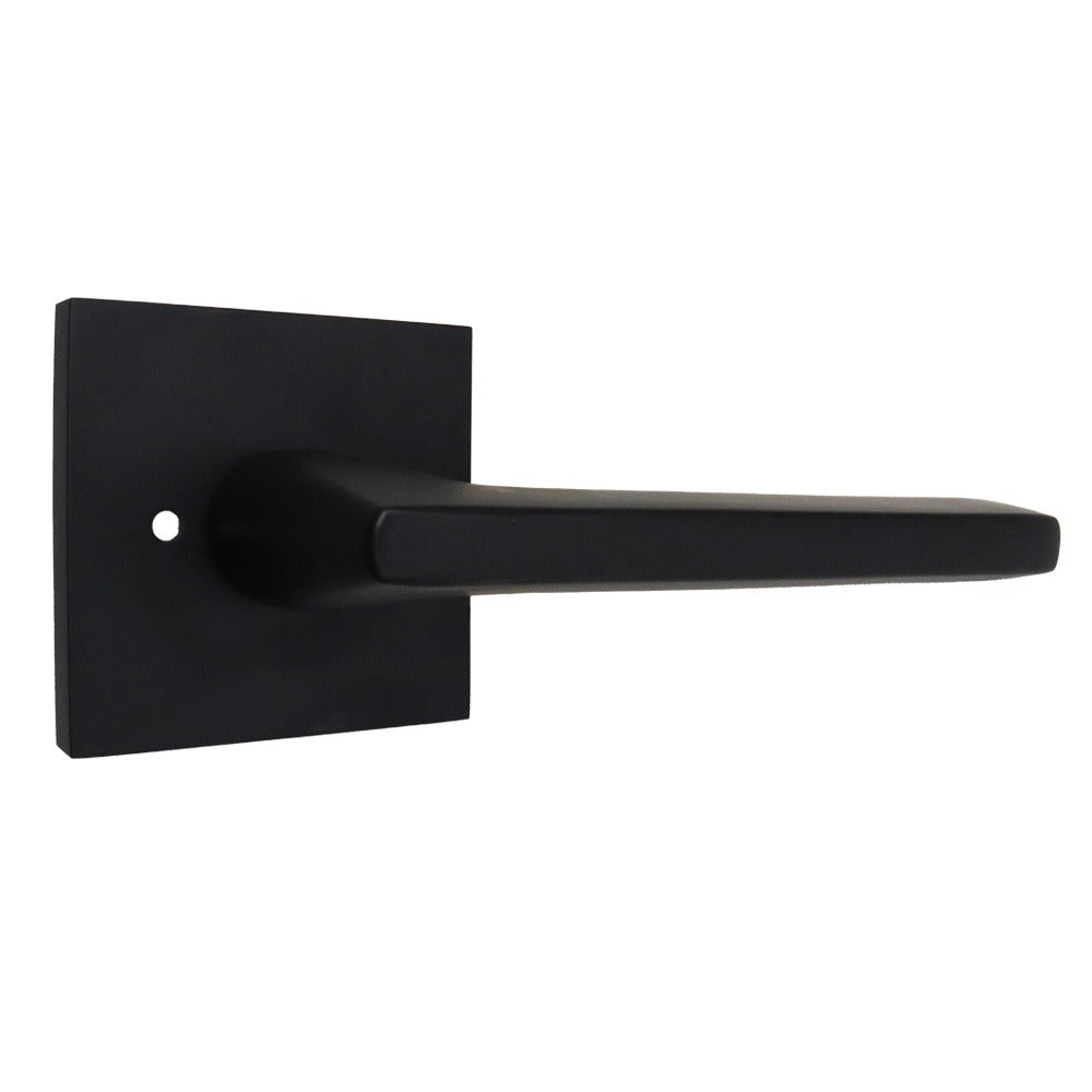 EMTEK Emtek 5210HLOUS19RH.RLS Helios Lever Privacy Set Flat Black