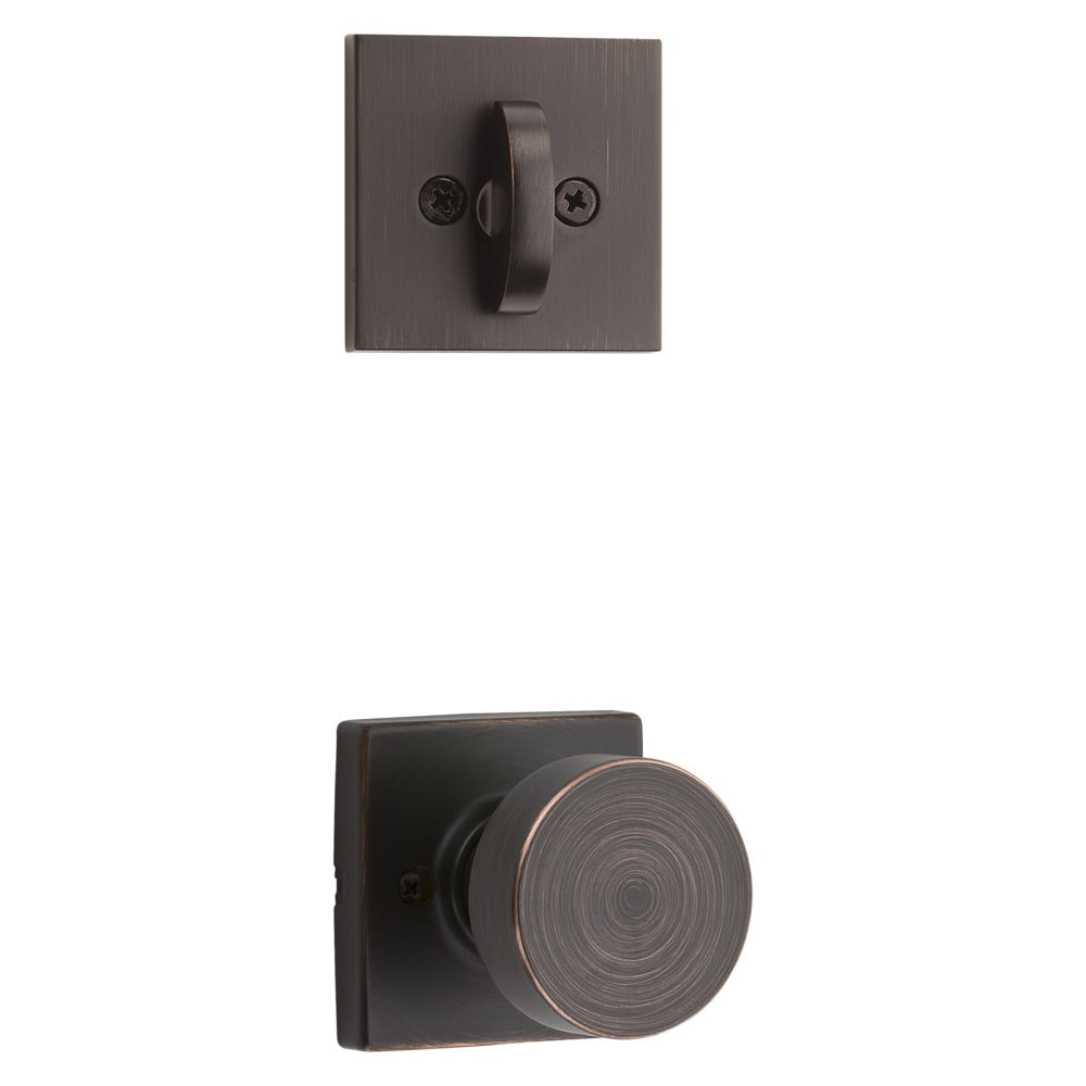 KWIKSET Kwikset 966PSKSQT-11P.UNIV Pismo Knob Handleset Trim