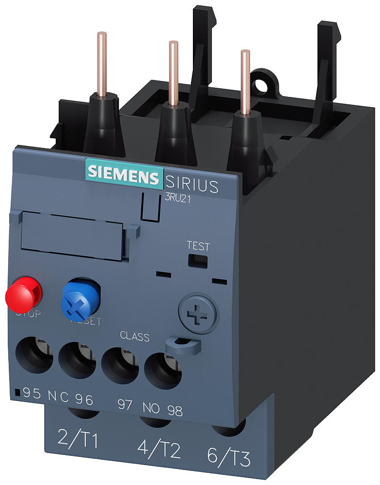 Siemens 3RU2126-1FB0 S0 3.5 to 5 Amp Class 10 Overload Relay