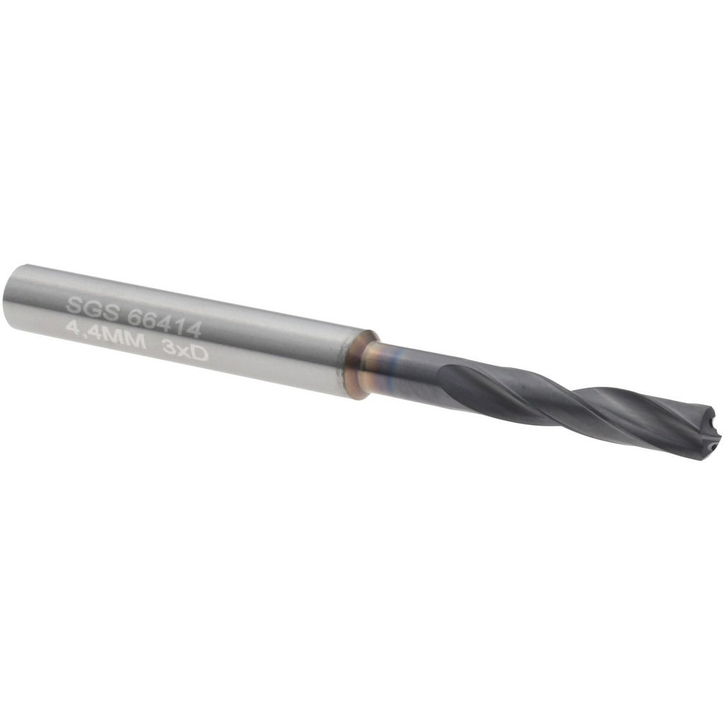 KYOCERA SGS PRECISION TOOLS Sgs 66414 Screw Machine Drill Bit 13/64 in Solid Carbide