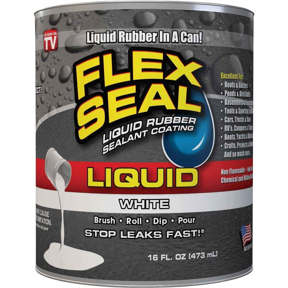 FLEX SEAL FLEX SEAL US855WHT01-2 Liquid Rubber Sealant 1 Gallon