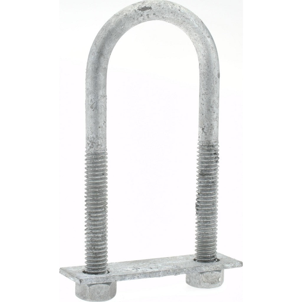 GIBRALTAR Gibraltar GIB53647 Round U-bolt with Mount Plate 1 in Pipe
