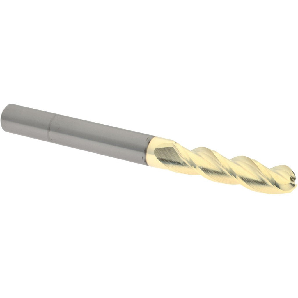 ACCUPRO Accupro 315261 Ball End Mill 3/8 in 3 Flute Solid Carbide Zrn