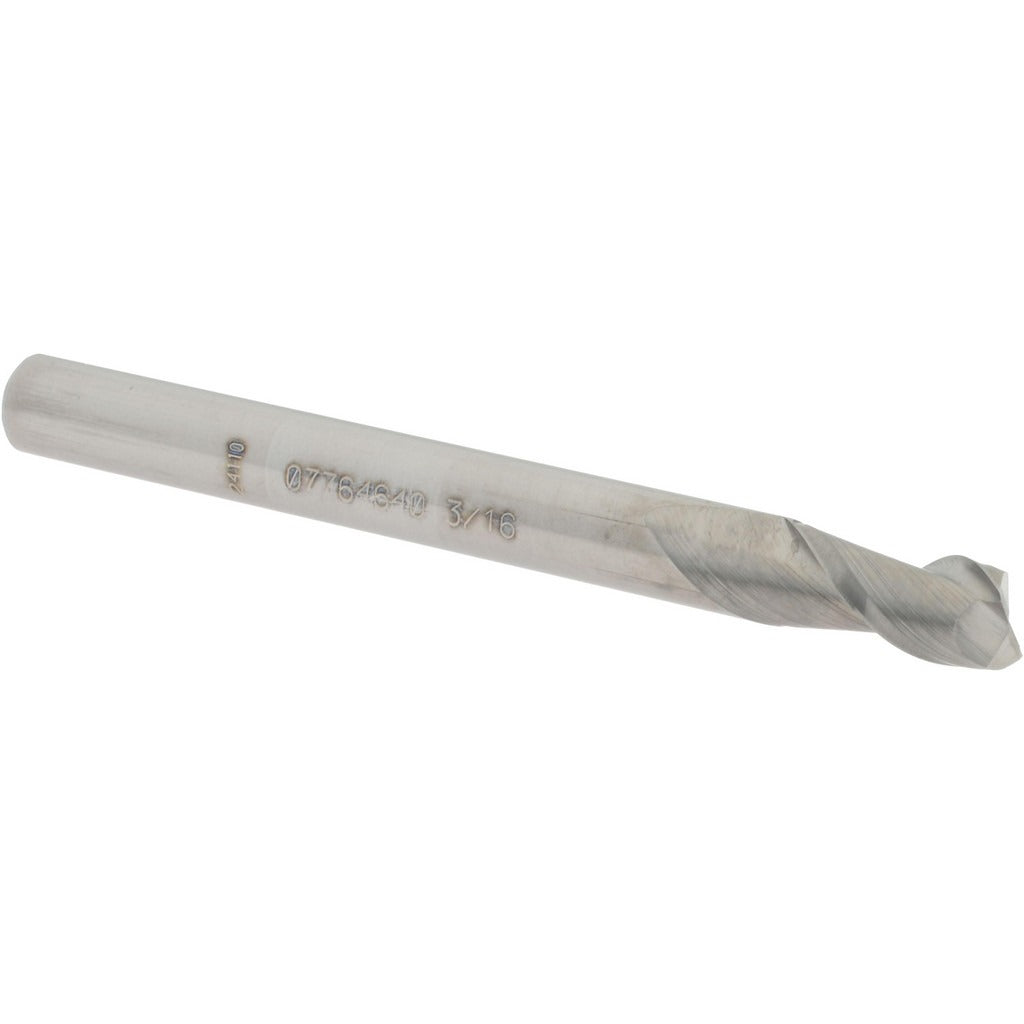 ACCUPRO Accupro 12181608 Square End Mill 3/16 in 2 Flute Carbide