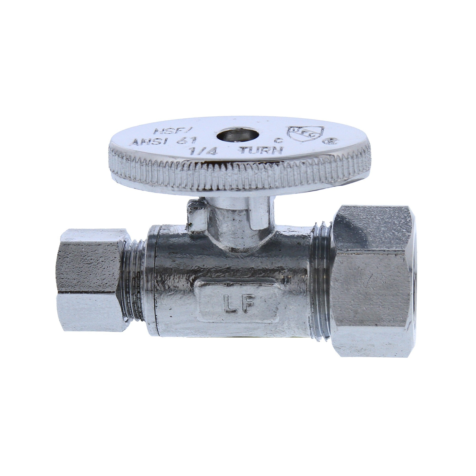 JONES STEPHENS JONES STEPHENS S10313 5/8 OD COMP X 3/8 OD COMP QUARTER TURN STR STOP