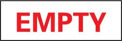 ACCUFORMNMC Accuformnmc M55R Hazardous Material Sign Empty