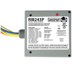 RIB RIB243P Power Relay 20 Amp 3PST-N/O 24 Vac/dc NEMA 1 Housing