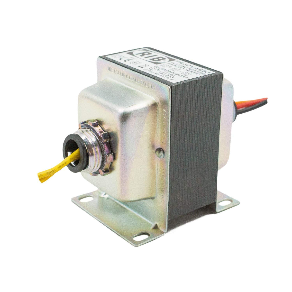 Functional Devices TR50VA003 Transformer 50VA 240/208 to 24 Vac Dual Threaded Hub Mount