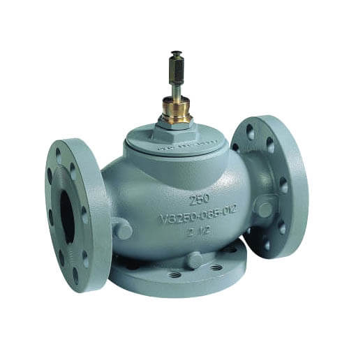 Honeywell VGF32EM30 3 Inch Three Way Flanged Mixing Valve ANSI 250 Equal Percentage Flow