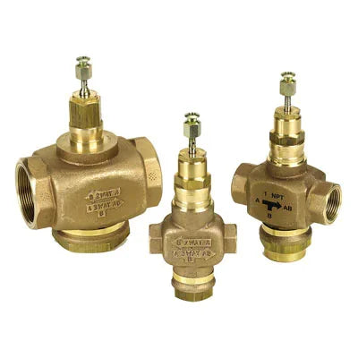 Honeywell VGF32EM30 3 Inch Three Way Flanged Mixing Valve ANSI 250 Equal Percentage Flow