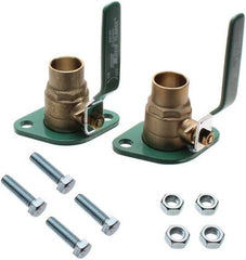 Taco SFL-100S 1 Inch Sweat Shut-Off Freedom Swivel-Flange Set Brass Steel