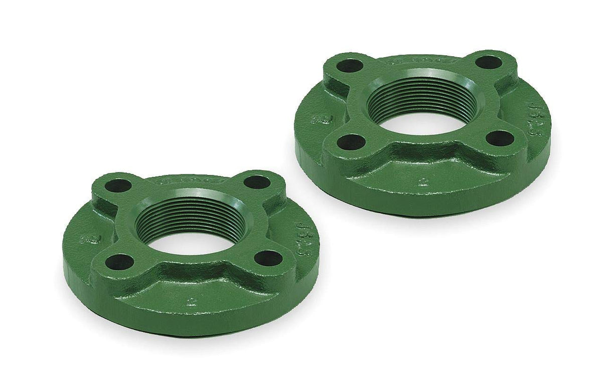 Taco 185-086C Pair of 2 Inch NPT Cast Iron Flanges for Series 2400 Pumps