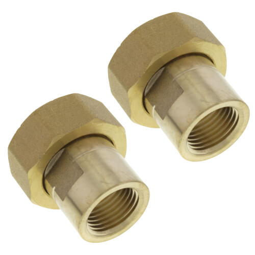 Taco UFS-050T Union Fitting 1/2 inch Union Connector Pair