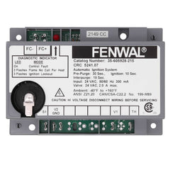 Fenwal 35-605928-215 Direct Spark Ignition Control 24V with 30 Second Prepurge