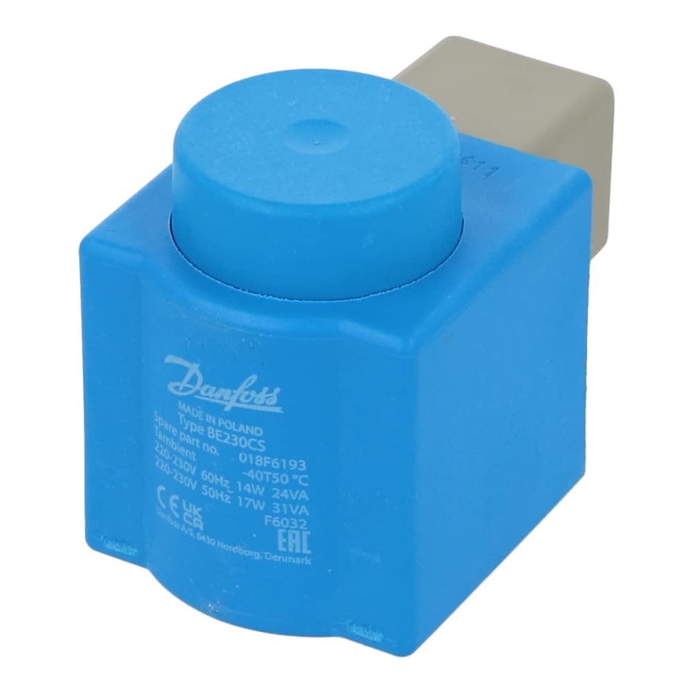 Danfoss 018F6193 Solenoid Valve Coil 230V 10W