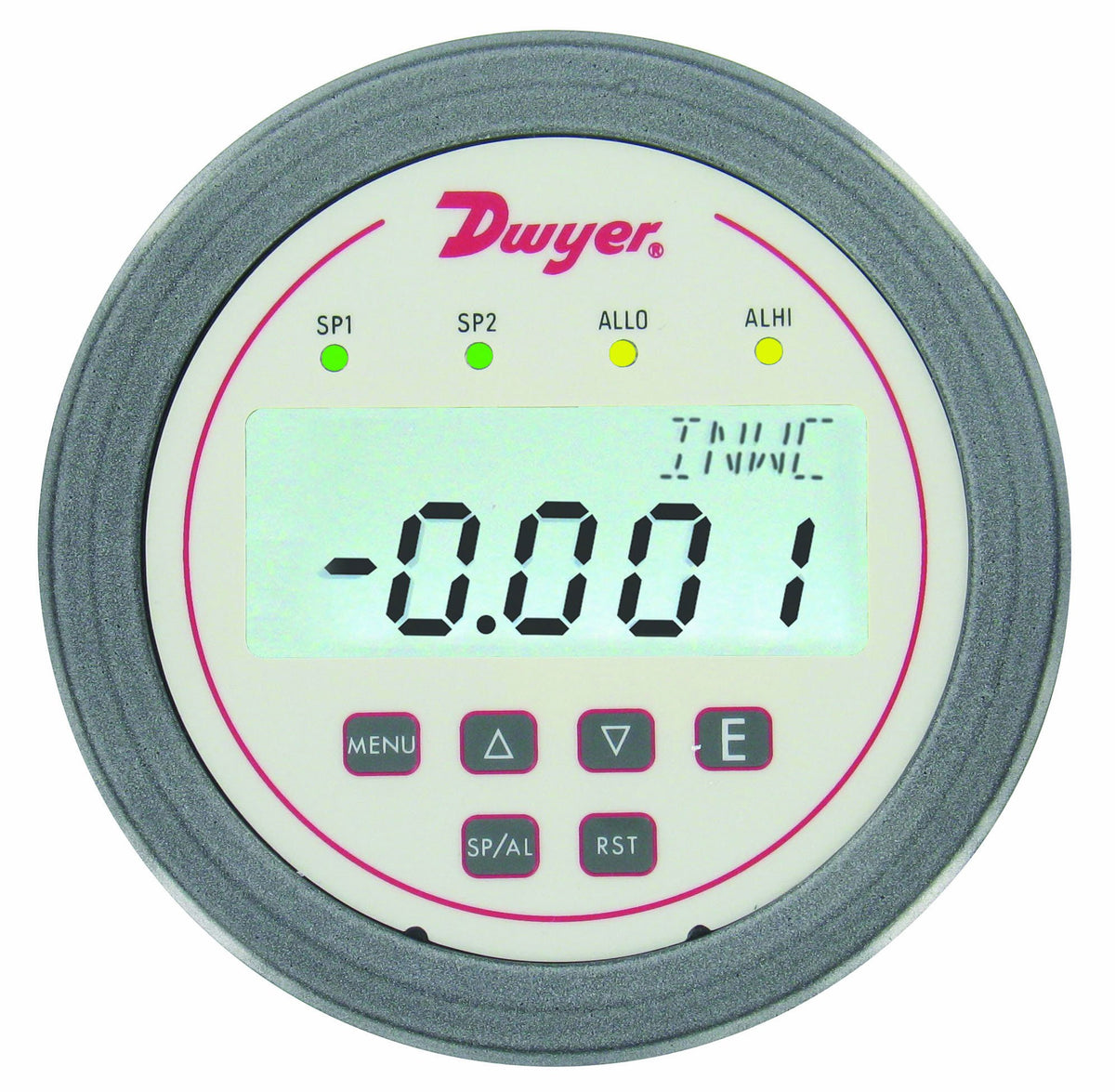 Dwyer DH3-017 Digihelic Differential Pressure Controller Bi-Directional Range 5-0-5 inches WC