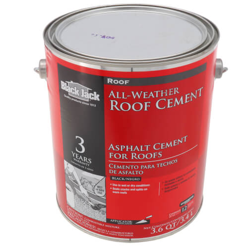 DIVERSITECH RM-1G Black Jack All Weather Roof Cement 1 Gallon