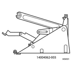 Honeywell 14004062-003 Internal N.O. Trunnion Mounting Bracket - HVAC Hydronics Actuators