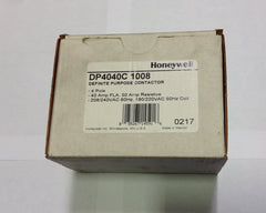 HONEYWELL DP4040C1008 Definite Purpose Contactor 4 Pole 40A 240V Econo Contactr