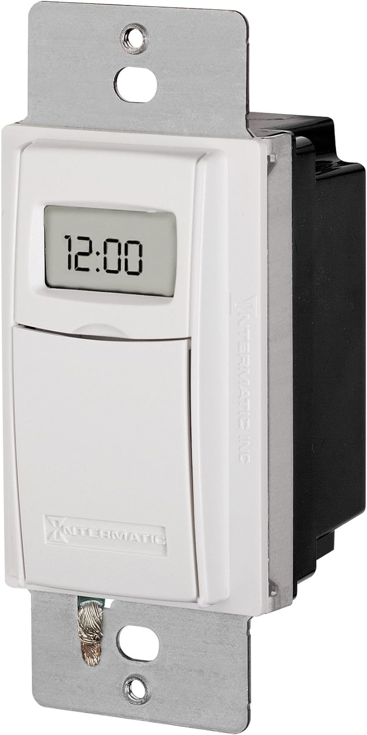 Intermatic ST01 Programmable In-Wall Timer Switch 120-277 VAC 15A