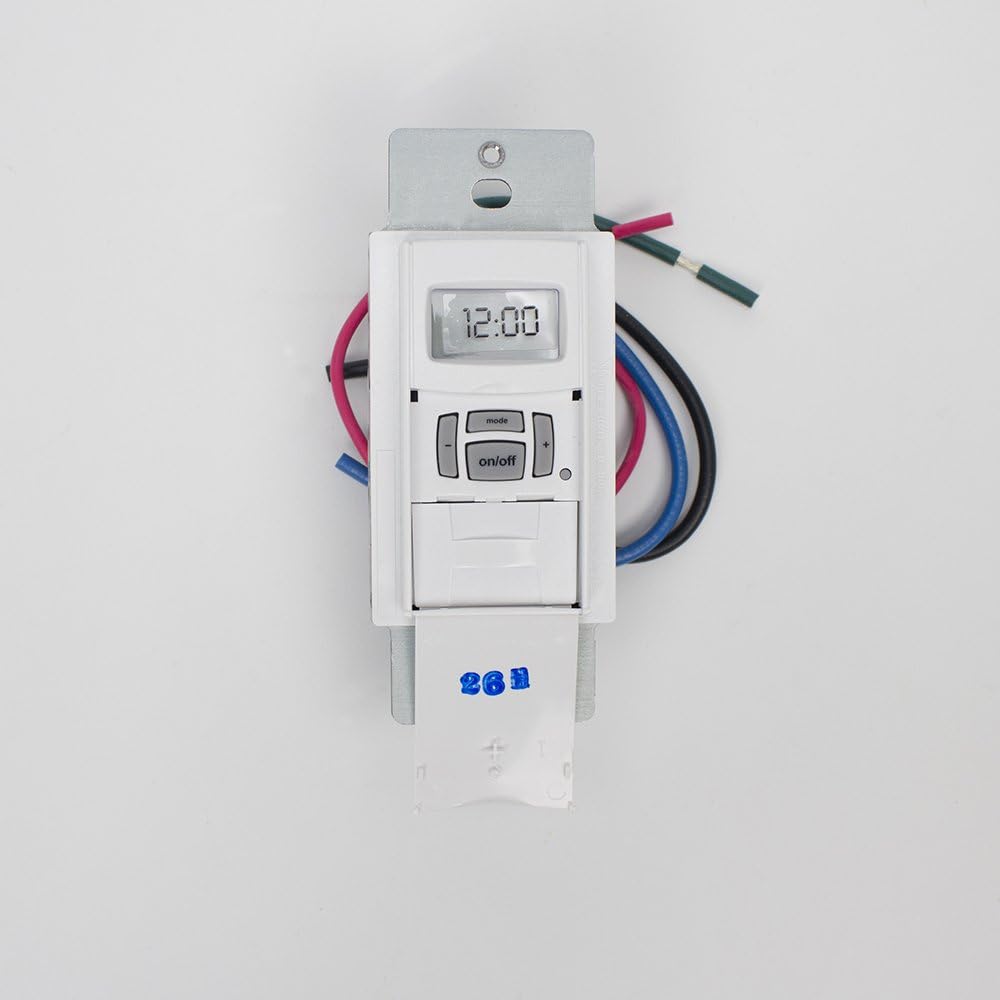 Intermatic ST01 Programmable In-Wall Timer Switch 120-277 VAC 15A