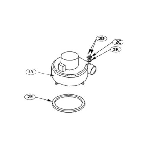 Lennox 32X46 Inducer Assembly