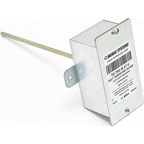MAMAC SYSTEMS Mamac Systems TE-702-B-17-C Duct Temperature Sensor 8 Inch Probe