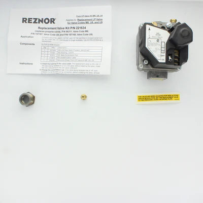 REZNOR 221634 Replacement Gas Valve Kit