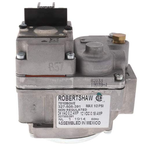 Robertshaw 700-417 3/4 Inch 24V Gas Valve Non-Regulated No Magnet