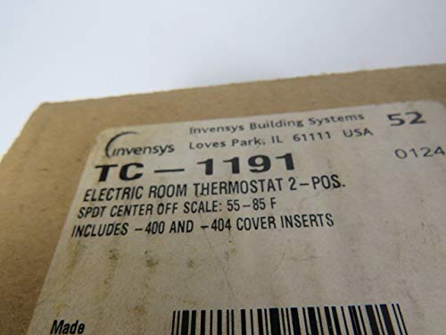 Schneider Electric TC-1191 Room Temperature Sensor 55-85F HVAC Control Thermostat