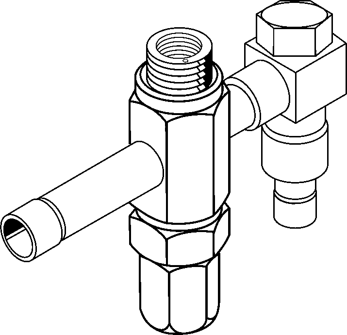 Sporlan 168193 Valve Body 3/8x1/2 ODF Expansion Valve Replacement 168193