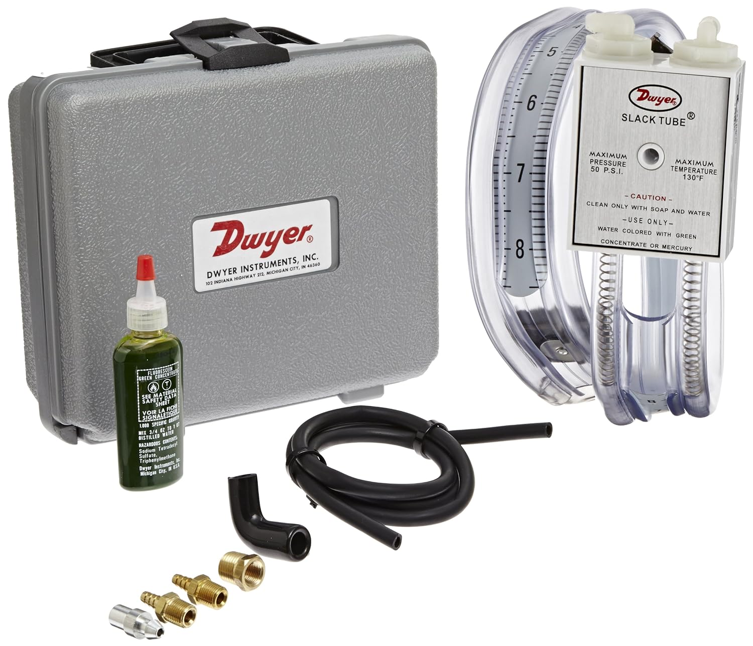 DWYER Dwyer 1212 Slack Tube Gas Pressure Kit Complete Kit