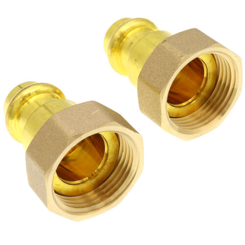 Taco UFS-050P Union Fitting 1/2 Inch Press Connection Pair For 006E3 Circulator