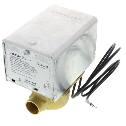 RESIDEO Honeywell Home V4043A1010 1/2 Inch Sweat Connection Zone Valve 120V Replacement V4043A1010