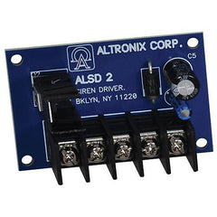 Altronix ALSD2 Dual-Channel Siren Driver, 6/12VDC, 103-111dB