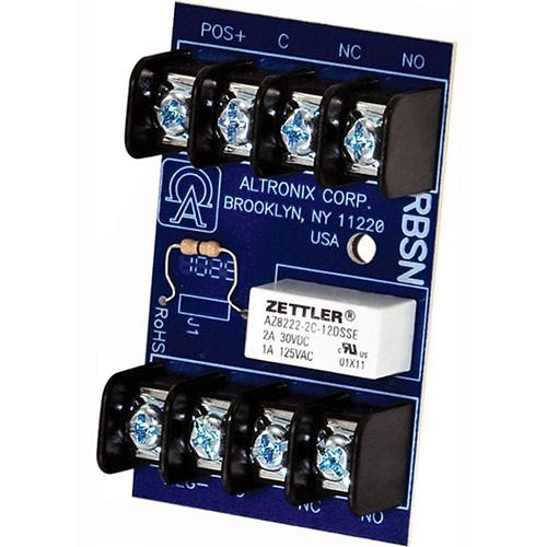 Altronix RBSN Relay Module 12/24VDC DPDT Contacts
