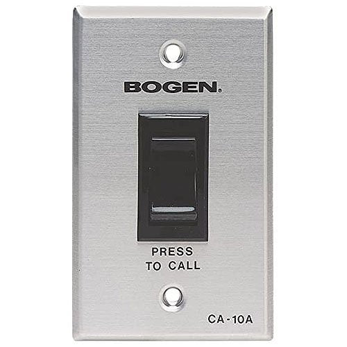 Bogen CA10A Call-In Switch For PI35A, SI35A MultiGraphic Paging Systems Aluminum