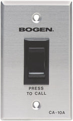 Bogen CA10A Call-In Switch For PI35A, SI35A MultiGraphic Paging Systems Aluminum