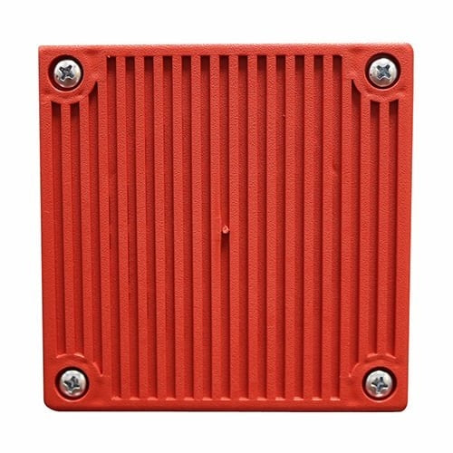 Eaton AH-24WP-R Weatherproof Horn Wall or Ceiling 24V DC Indoor Outdoor Red