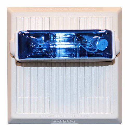 Eaton MTWPB-24MCCH-NW MT Strobe Blue Lens Ceiling Weatherproof No Lettering 24V 115/177 cd White