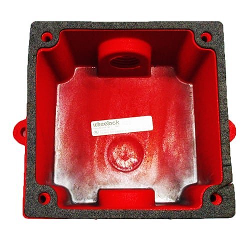 Eaton WPSBB-R Security Device Wiring Enclosure Weatherproof Red